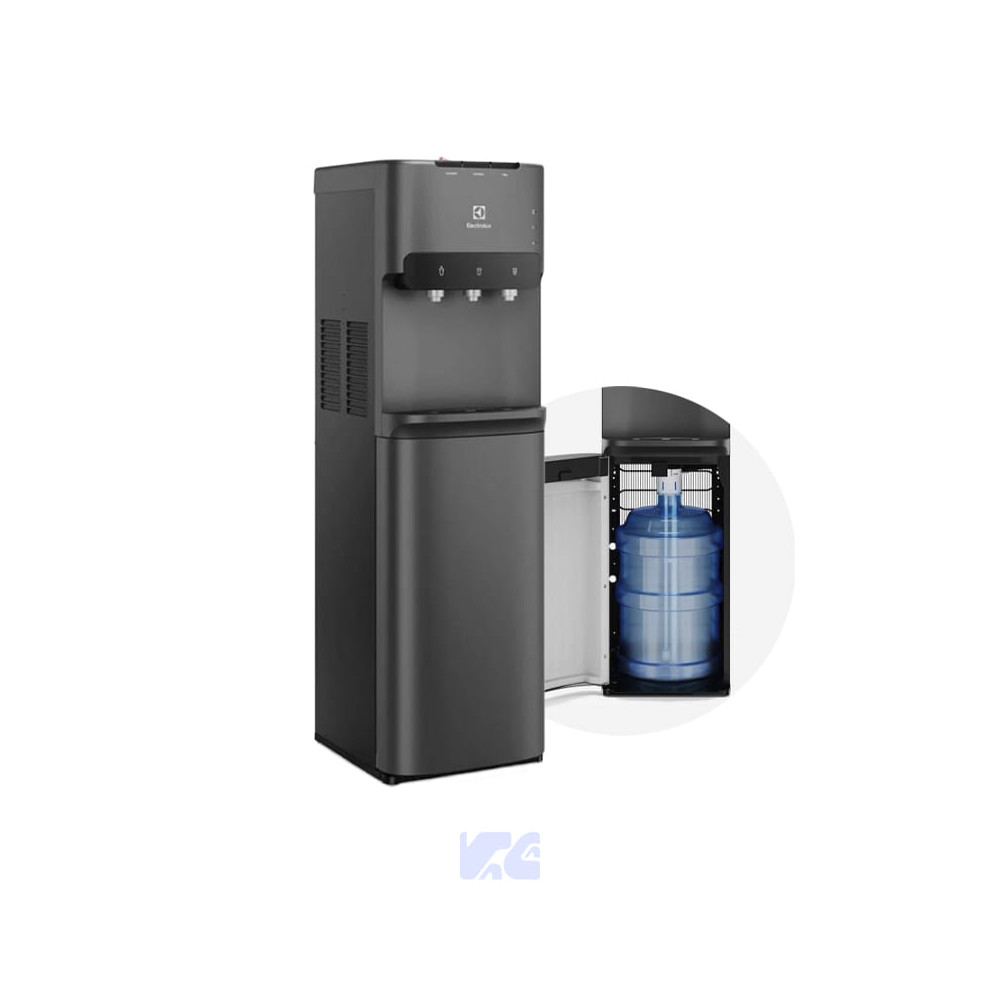 DISPENSADOR DE AGUA ELECTROLUX PURE SENSE NEGRO ED30SRBL CON BOTELLON OCULTO