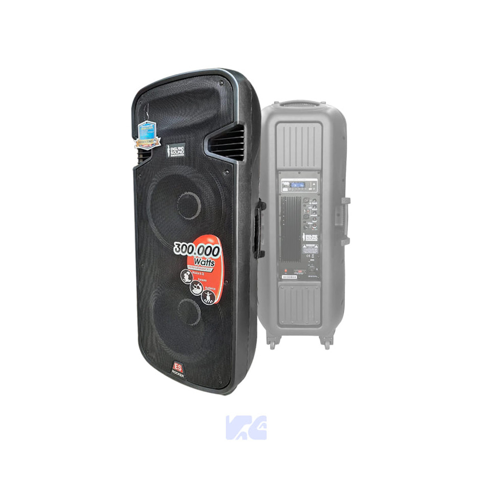 PARLANTE AMPLIFICADO ENGLAND SOUND 300.000w ES-6GBE ROCKER 215-LED
