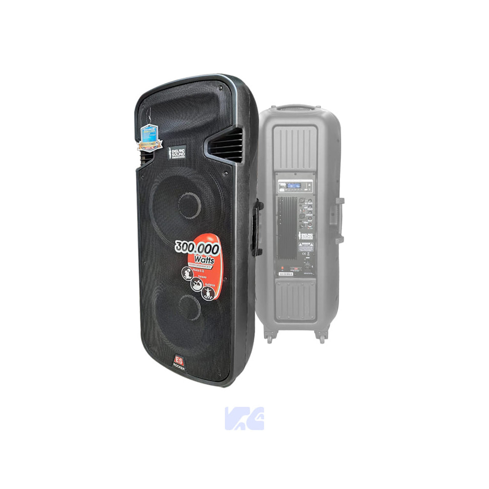 PARLANTE AMPLIFICADO ENGLAND SOUND 300.000w ES-6GBE ROCKER 215-LED