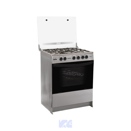 COCINA A GAS ECOLINE CORINNA 30" DE 5 HORNILLAS SILVER