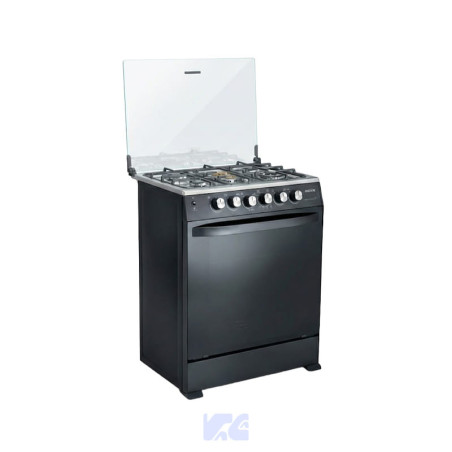 COCINA A GAS ECOLINE MACARENA NEGRO MATE 30"