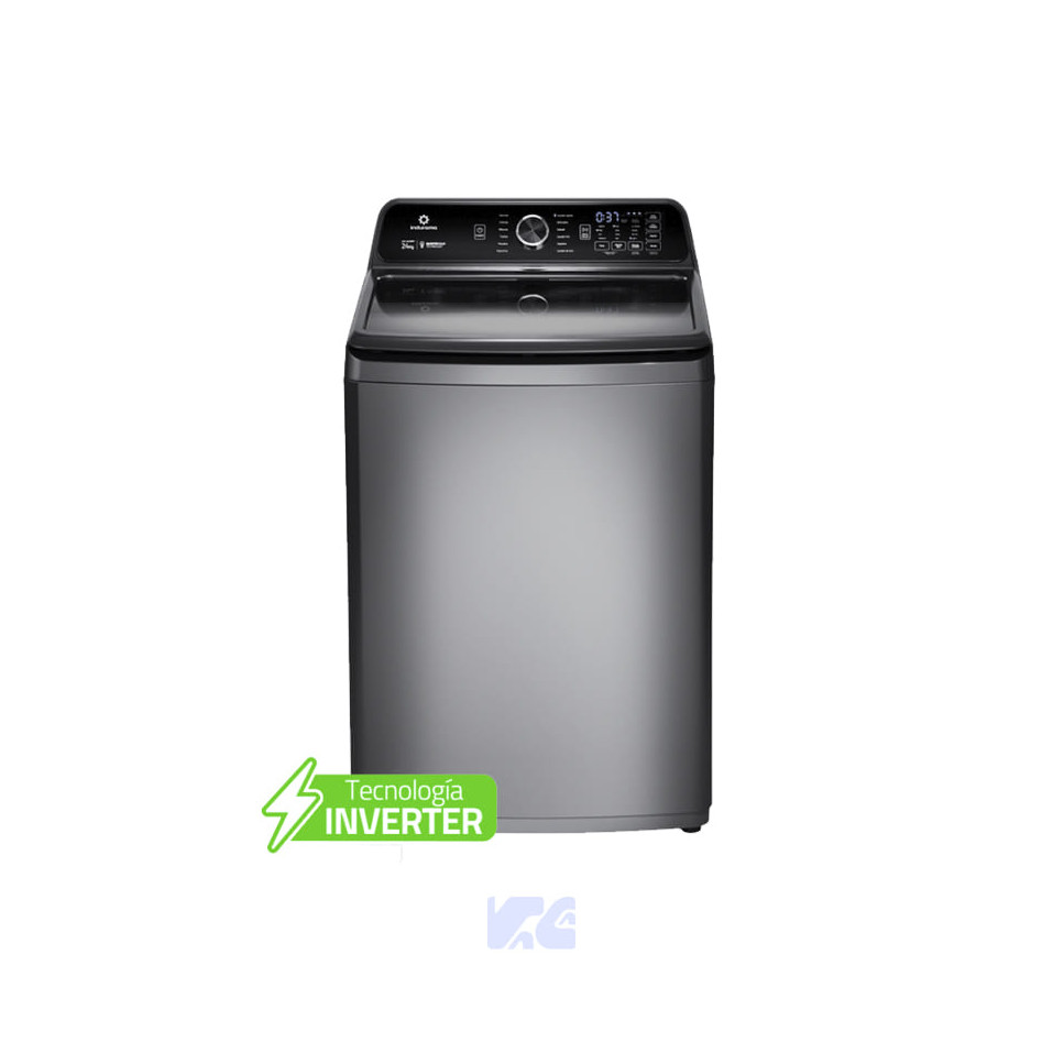 Lavadora Digital Indurama 24Kg 53Libras Titanium