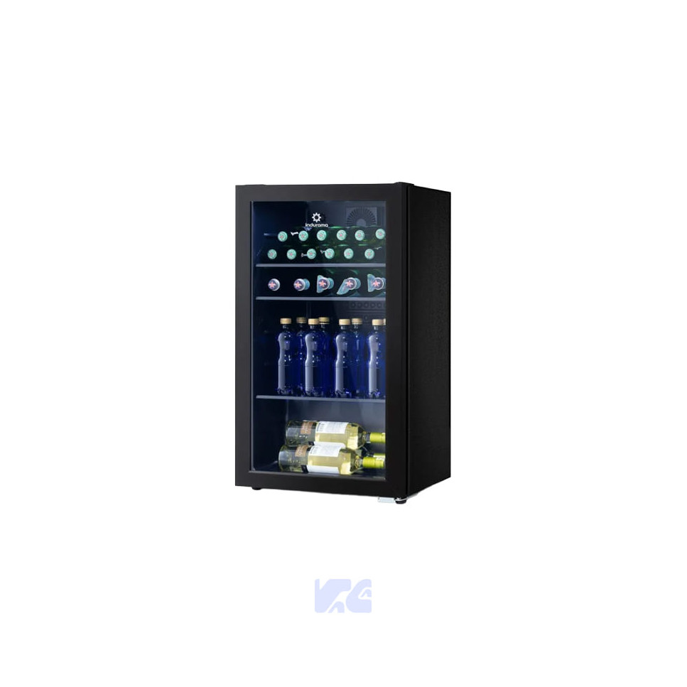 Mini Vitrina Exhibidor Indurama 91 Litros Negro MINI VFV-120
