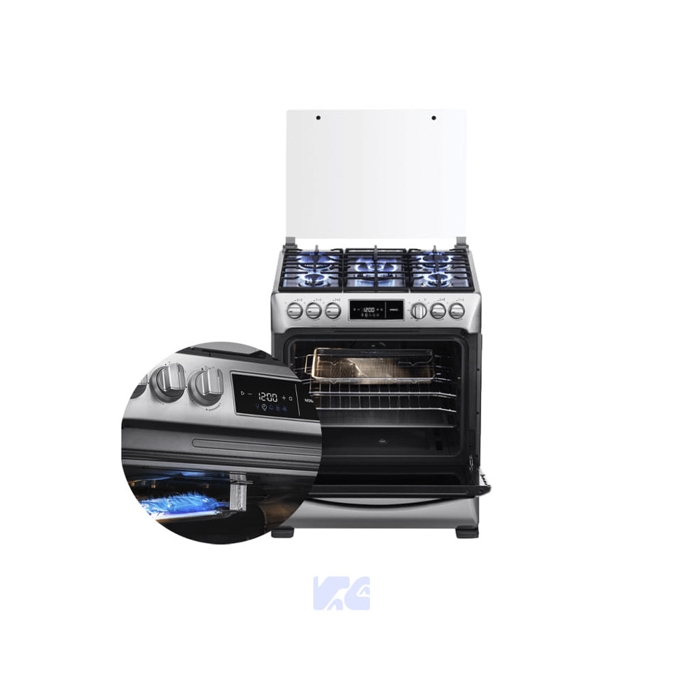 Cocina a Gas Digital Indurama 30" 5 Quemadores MONACO.