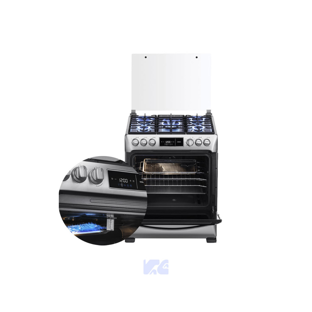 COCINA A GAS MONACO ZAFIRO INDURAMA DIGITAL 5 QUEMADORES 30"
