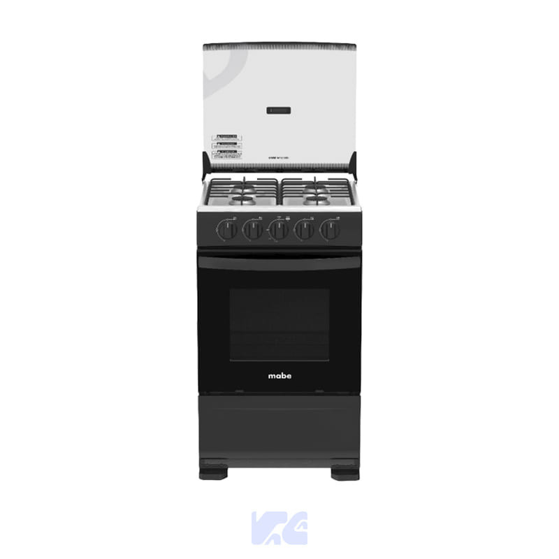 COCINA A GAS MABE EM5100AN0| 4 HORNILLAS| 51CM COLOR NEGRO