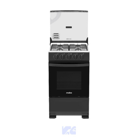COCINA A GAS MABE EM5100AN0| 4 HORNILLAS| 51CM COLOR NEGRO