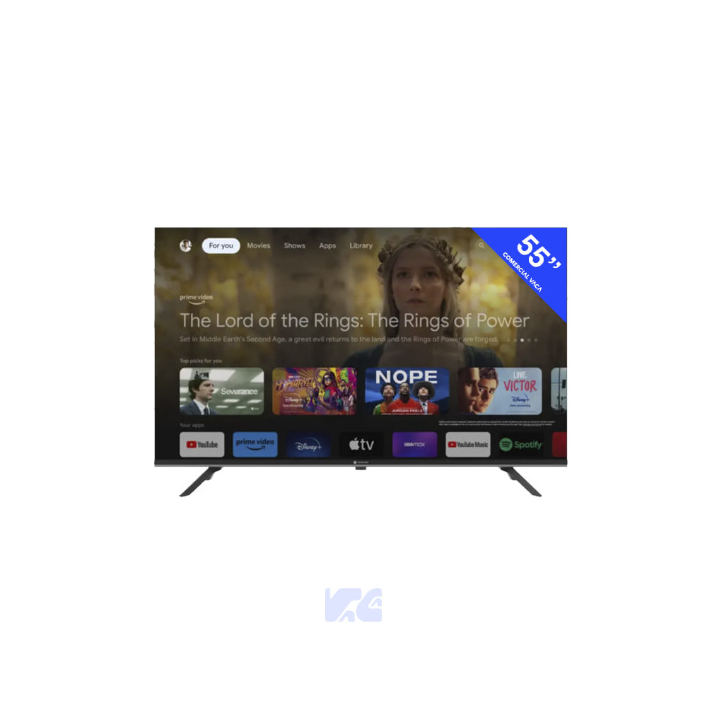 TELEVISOR MOTOROLA 55" LED 4K UHD GOOGLE TV 55MGFUHD