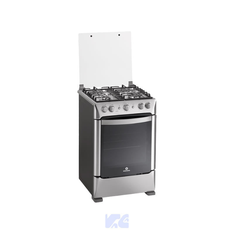 COCINA A GAS GRANADA ZAFIRO 4 QUEMADORES 24" CROMA