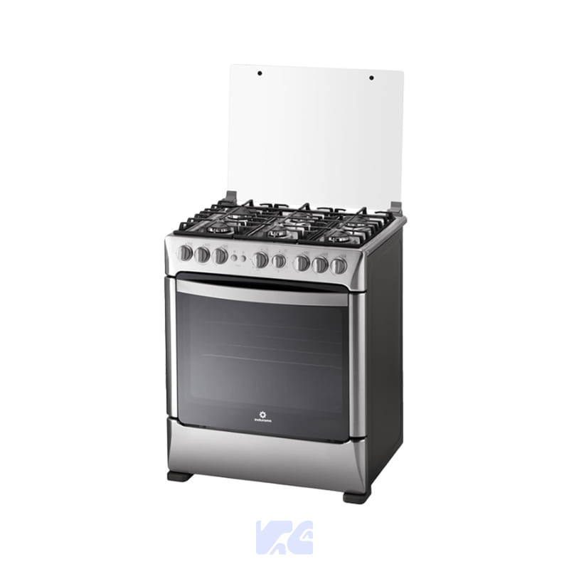 COCINA A GAS GALICIA ZAFIRO 6 QUEMADORES CROMA 30"