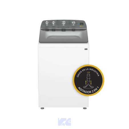 LAVADORA WHIRLPOOL CARGA SUPERIOR 22KG AGITADOR 8MWTW2254WRM0