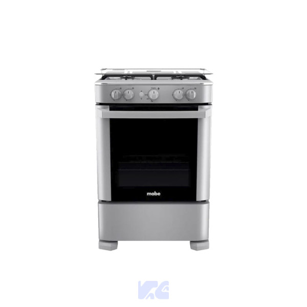COCINA A GAS MABE EM6025SN0 DE 4 QUEMADORES CON GRILL24"
