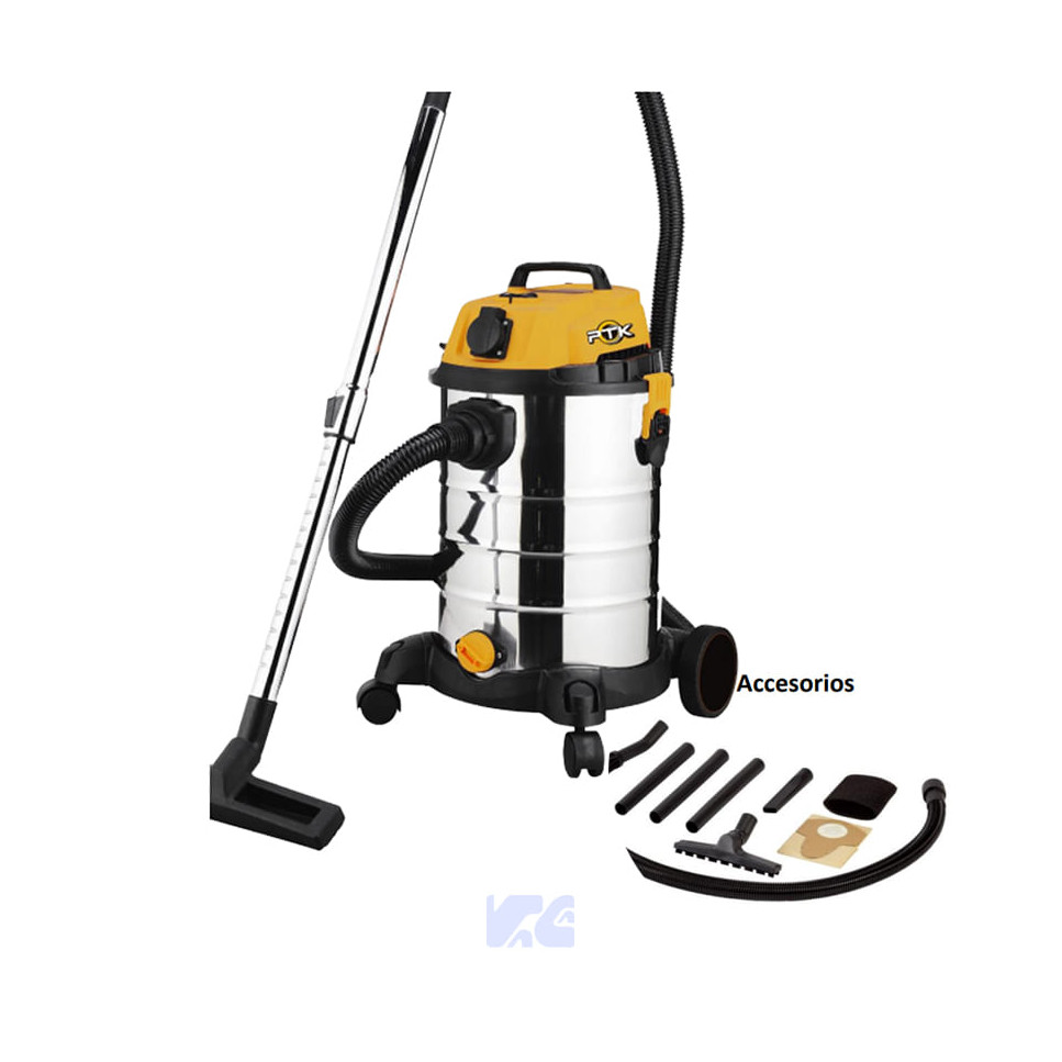 Aspiradora Ptk 30 Litros Seco-Húmedo 1300w MD308-30L