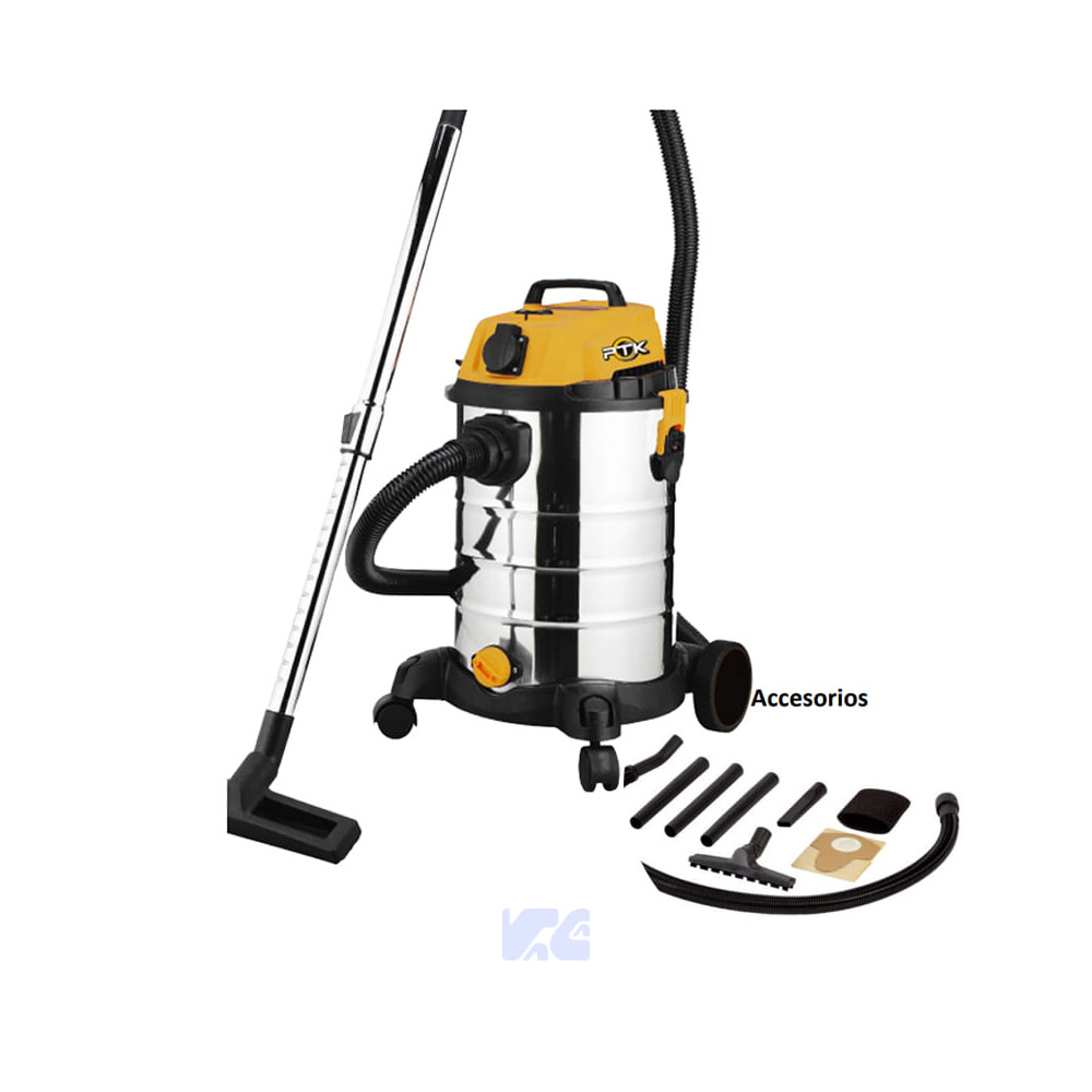Aspiradora Ptk 30 Litros Seco-Húmedo 1300w MD308-30L