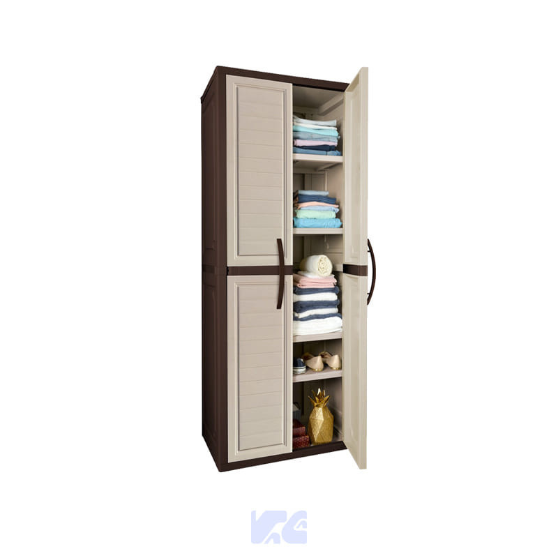 PICA ARMARIO ALTO MADEIRA BEIGE/CAFE