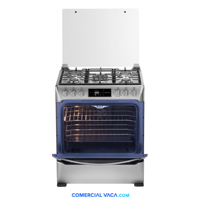 Cocina a gas digital 30" 5 quemadores