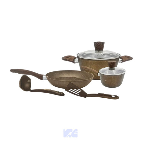 UMCO SET GRECIA JUEGO DE OLLAS 7 PIEZAS UM7745