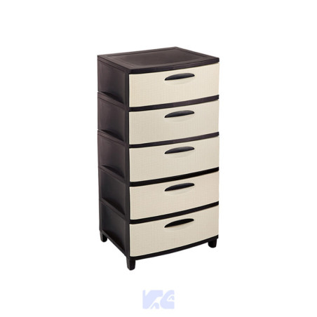 PICA CAJONERA SUPER NOVA 5P BEIGE/CAFE