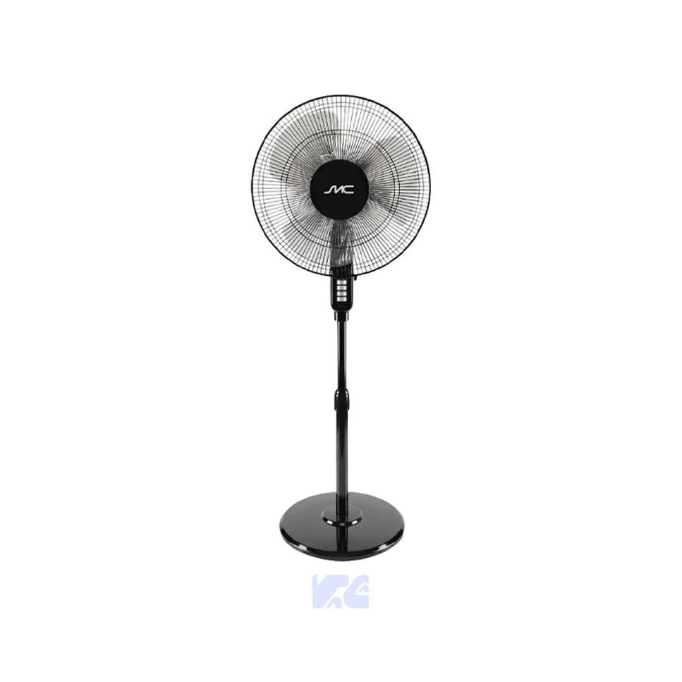 VENTILADOR DE PEDESTAL SMC 16" COLOR NEGRO SMCVN16PN3
