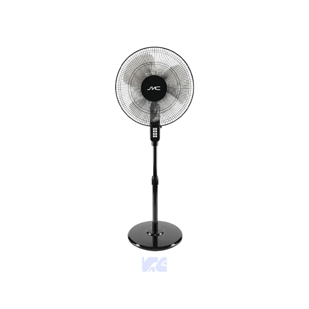 VENTILADOR DE PEDESTAL SMC 16" COLOR NEGRO SMCVN16PN3