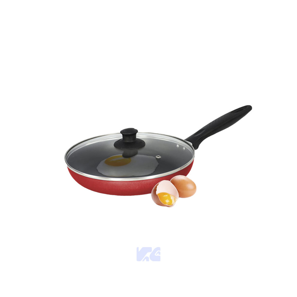 Sartén Milano Rojo Tapa de Vidrio 28cm Umco UM2311