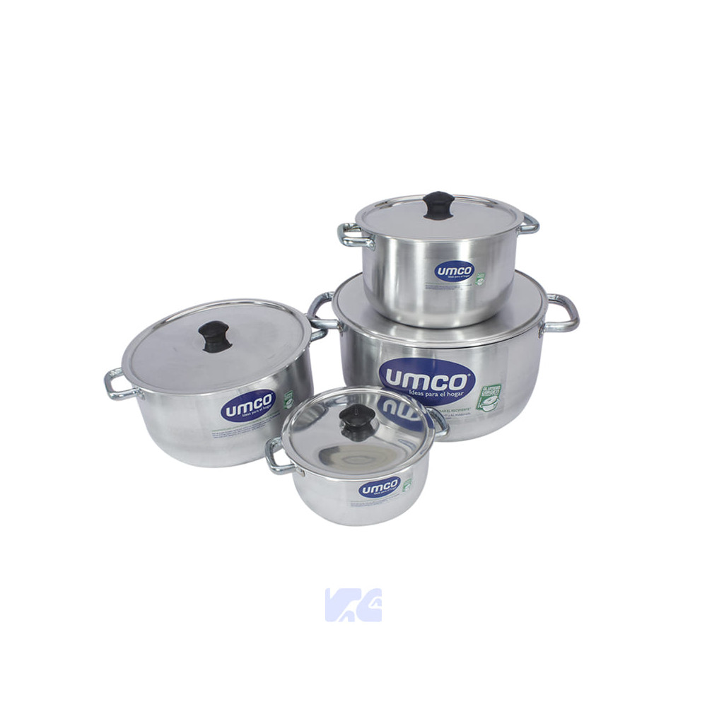 Juego de Caldero Extra Grueso 8 Piezas Umco UM4006
