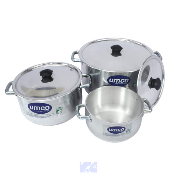 Juego de Caldero Extra Grueso 8 Piezas Umco UM4006