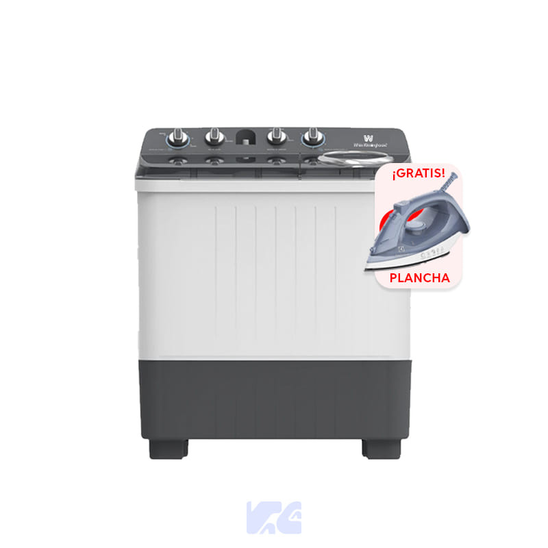 LAVADORA SEMIAUTOMATICA WHITE WESTINGHOUSE 12KG WWTM12M7XUWW
