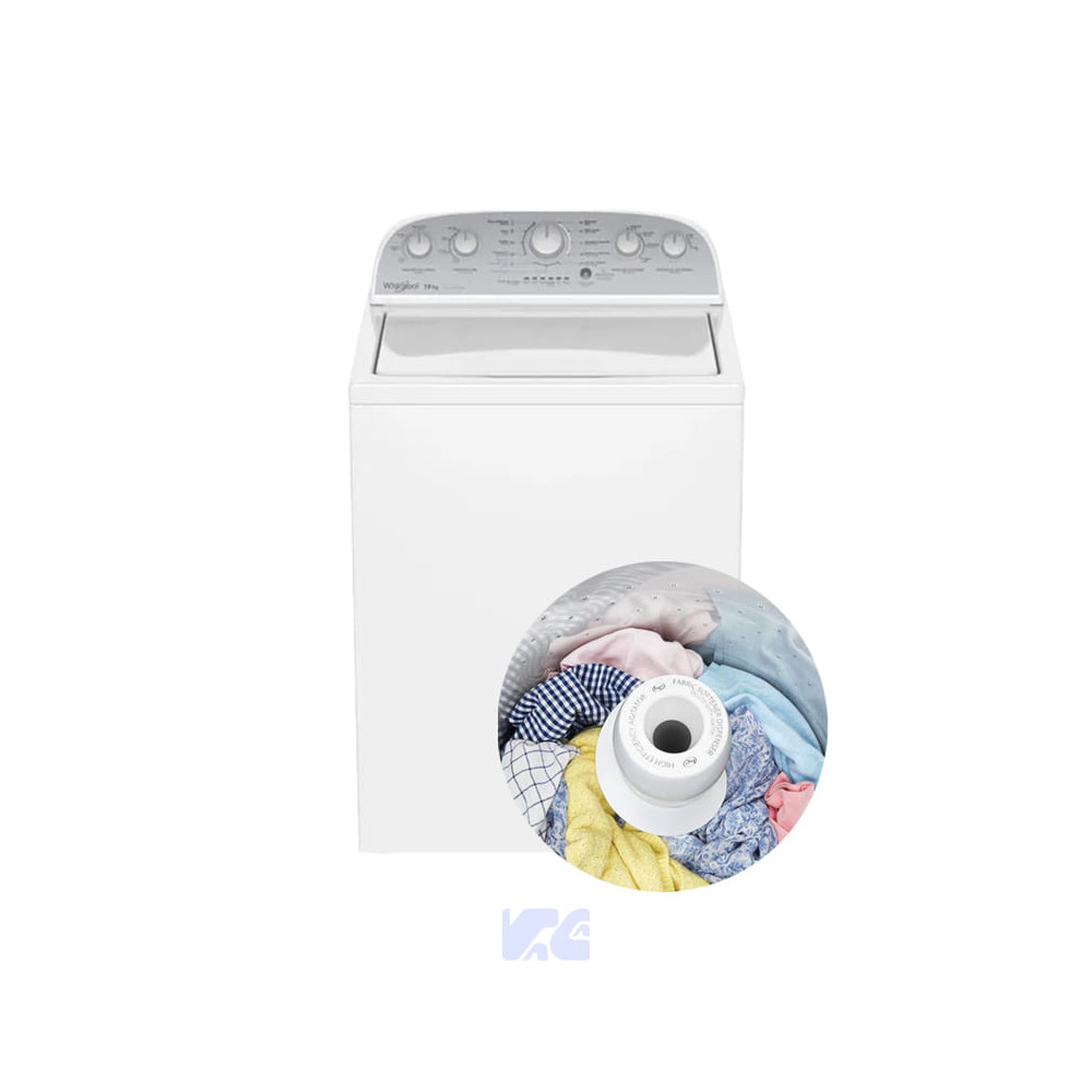 Lavadora Whirlpool Automatica Panel de Perilla 19kg 7MWTW1904LM