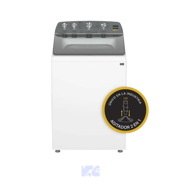 Lavadora Whirlpool Automatica Panel de Perilla 19kg 7MWTW1904LM