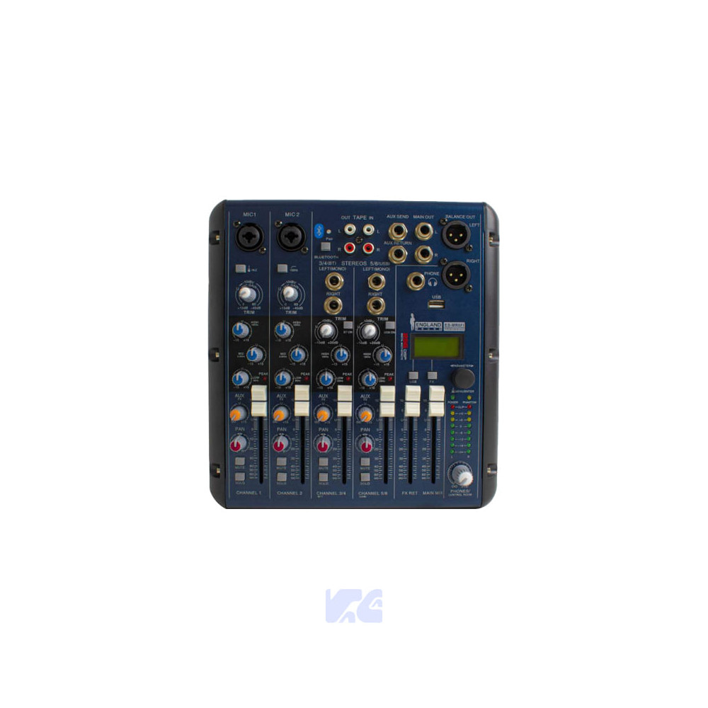 MIXER CONSOLA 6 CANALES ENGLAND SOUND ES-MR6FI
