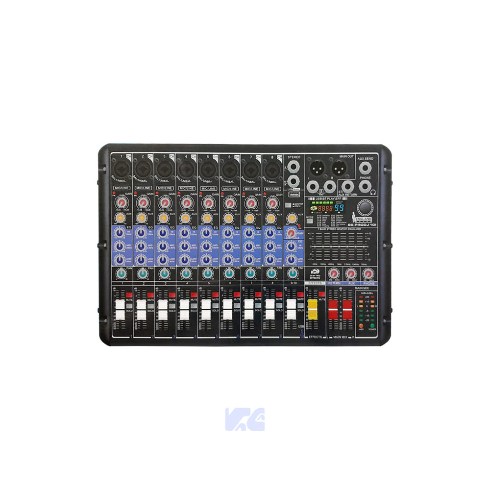 MIXER ANALOGICO 10 CANALES ENGLAND SOUND ES-PRODJ 10I