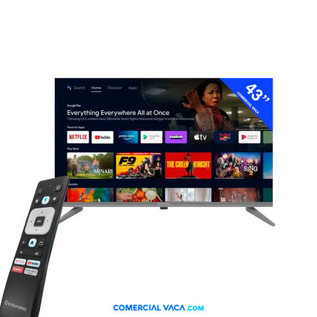 Televisor smart tv 43" UHD 4K