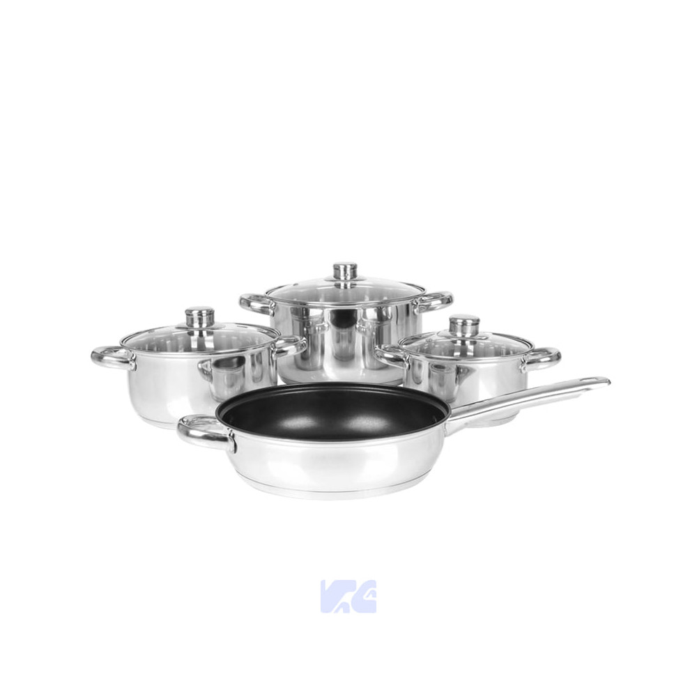 Juego de Ollas MTX Inox Martina 7 Piezas K07G049