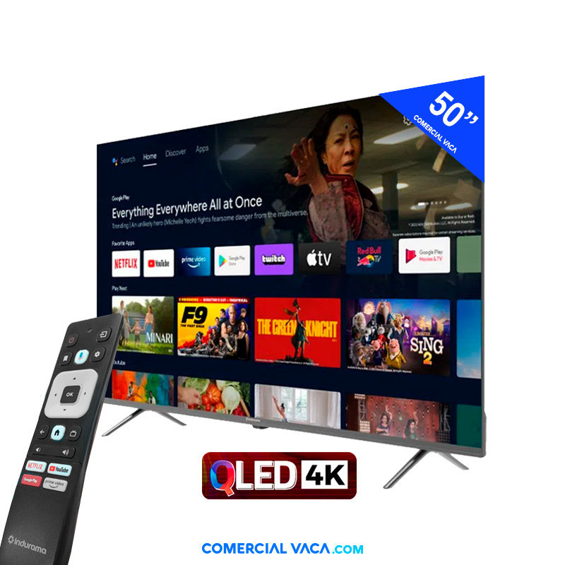 Televisor smart tv 50" Qled UHD 4K