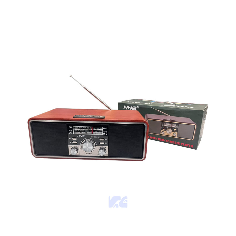 Radio NNS Clásico Bluetooth AM/FM/SW NS-6681BT