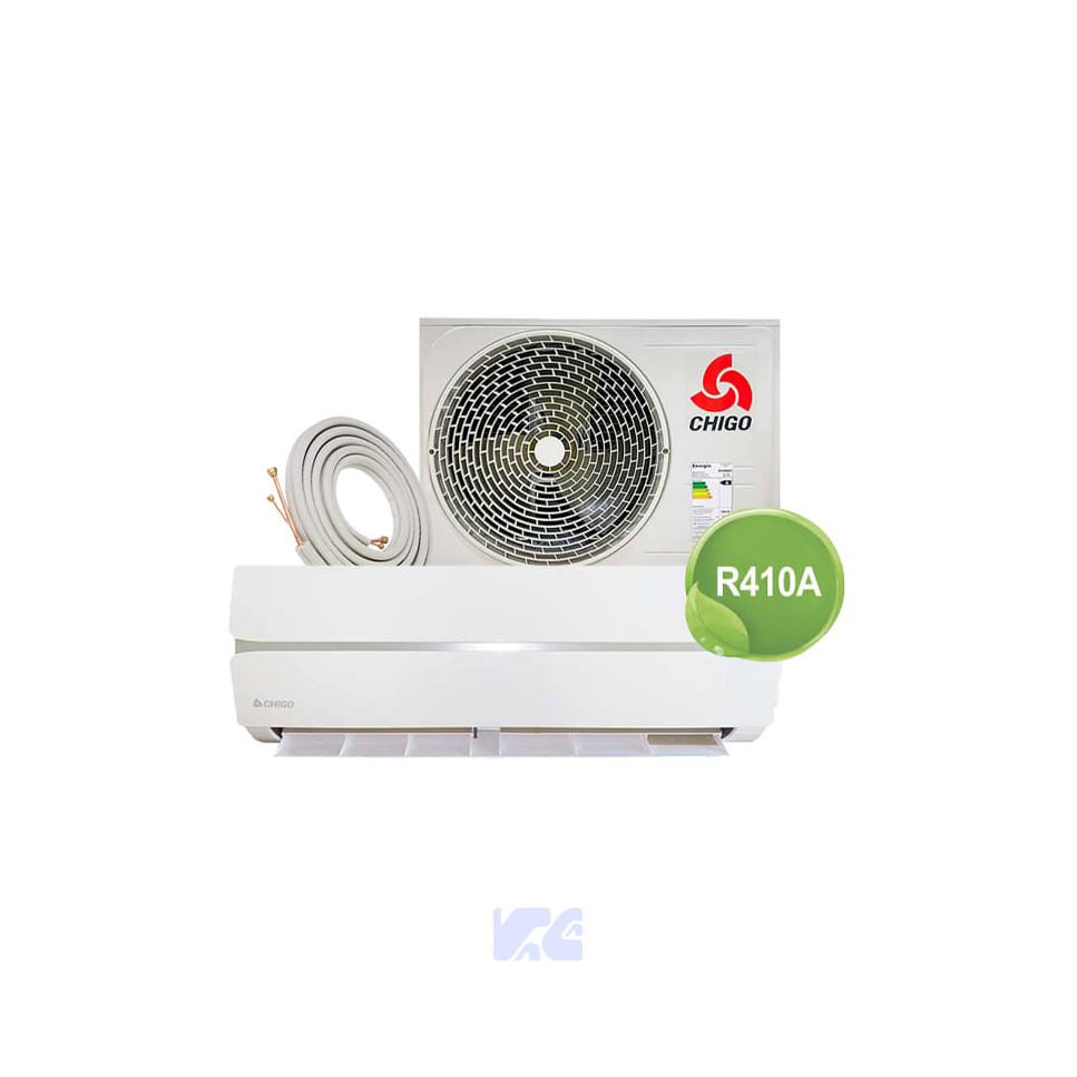 AIRE ACONDICIONADO SPLIT CHIGO 18000 BTU ALTA EFICIENCIA CS-18AC UE