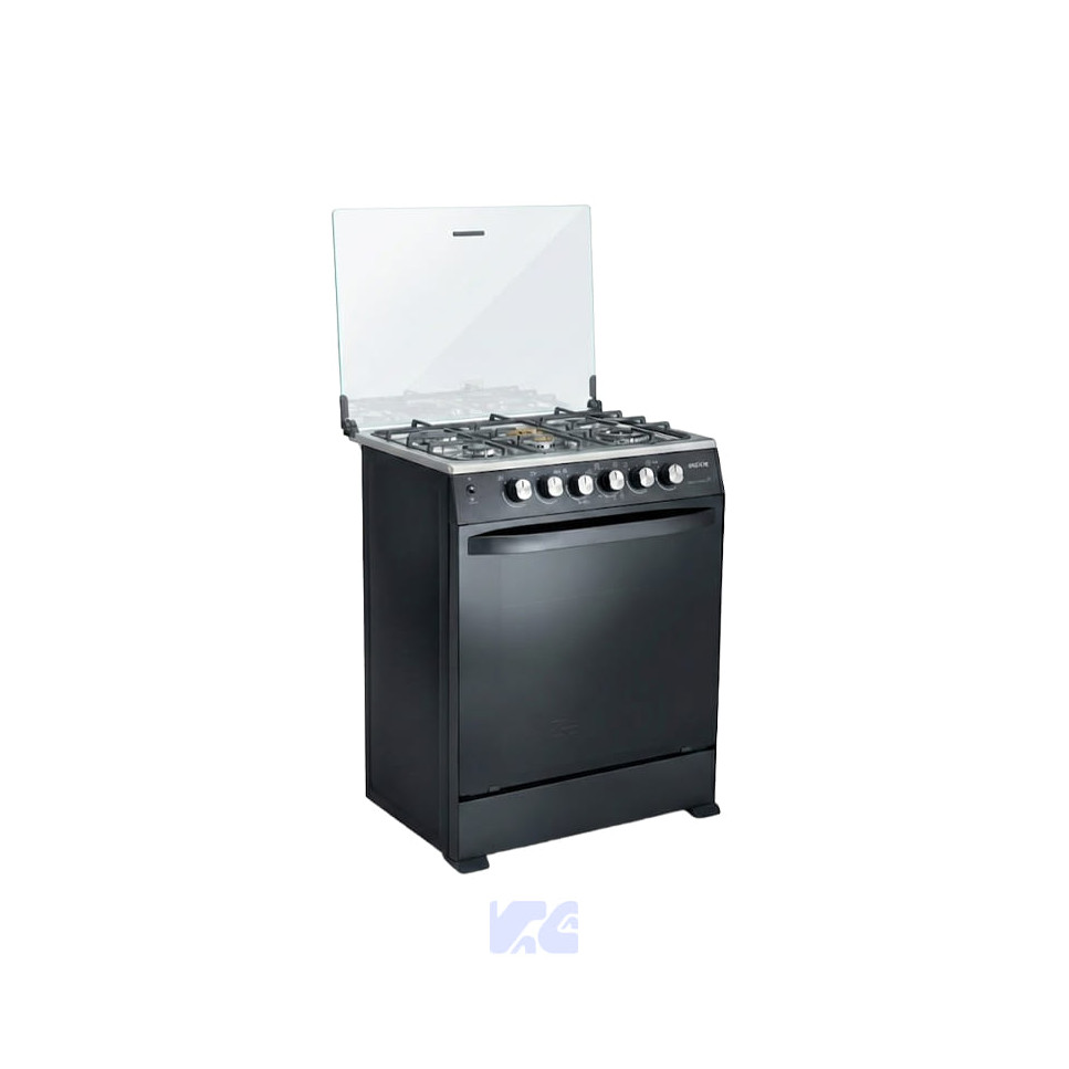 COCINA A GAS ECOLINE MACARENA NEGRO MATE 30"