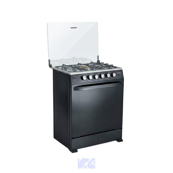 COCINA A GAS ECOLINE CORINNA 30" DE 5 HORNILLAS SILVER
