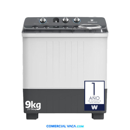 LAVADORA WHITEWESTINGHOUSE WWTM09M7XUWW DOBLE TINA 9kg
