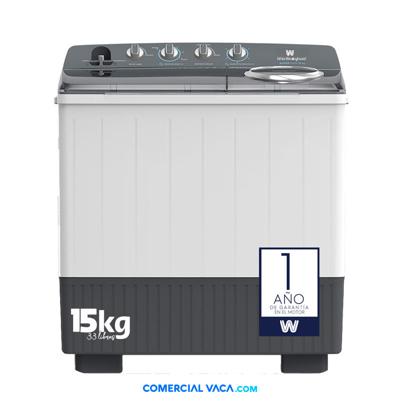 LAVADORA SEMI AUTOMATICA WESTINGHOUSE 15kg WWTM15M7XUWW