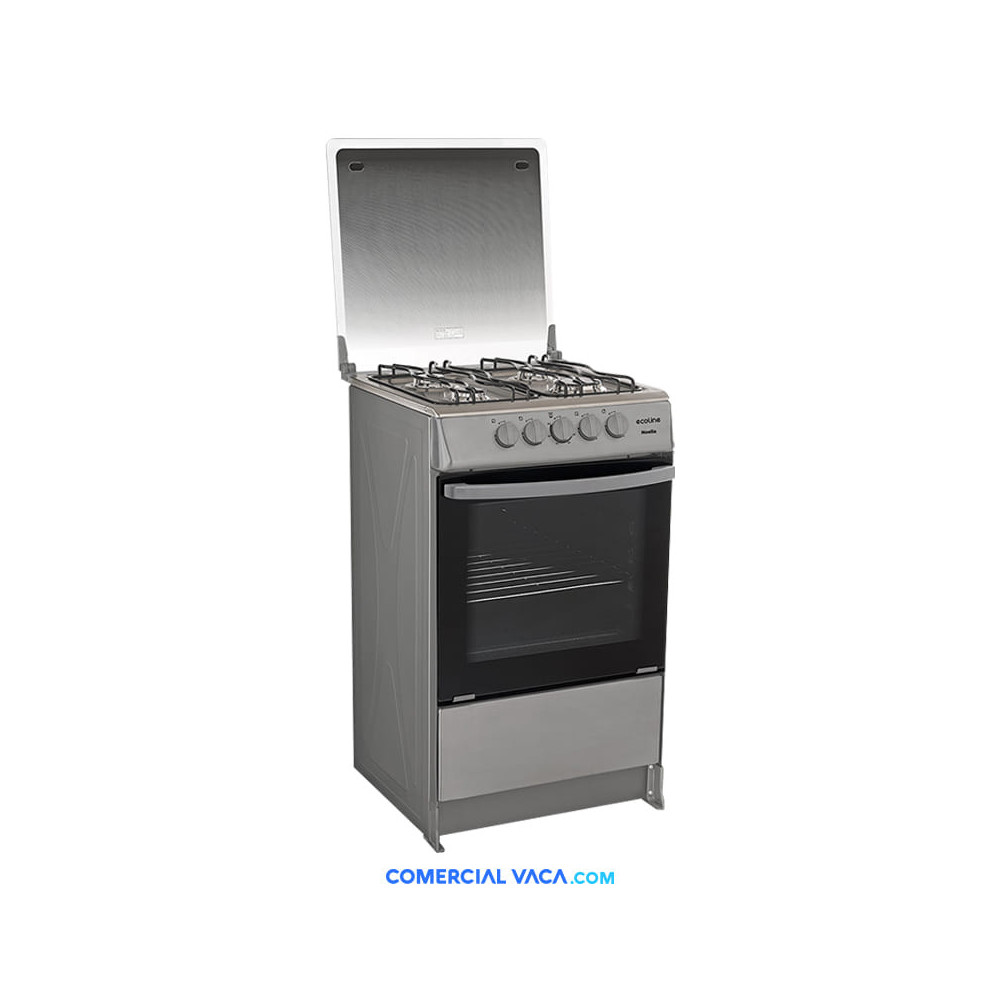 Cocina Ecoline a gas 60cm 4H