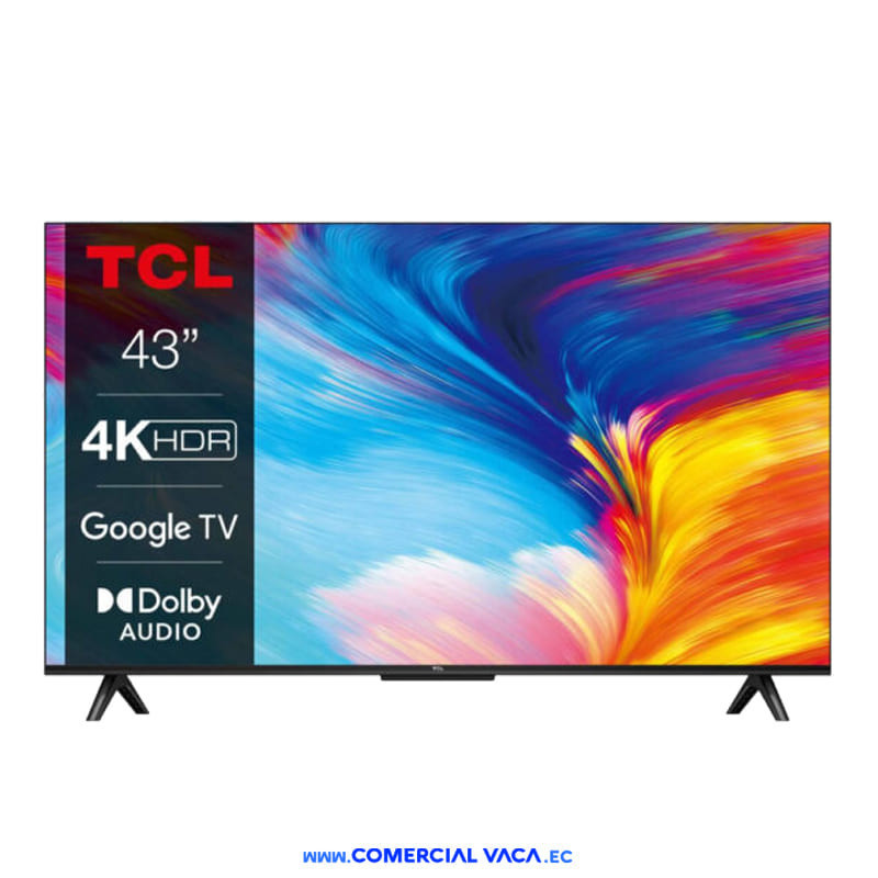 Televisor Smart Tv 43" FHD 4K Google TV
