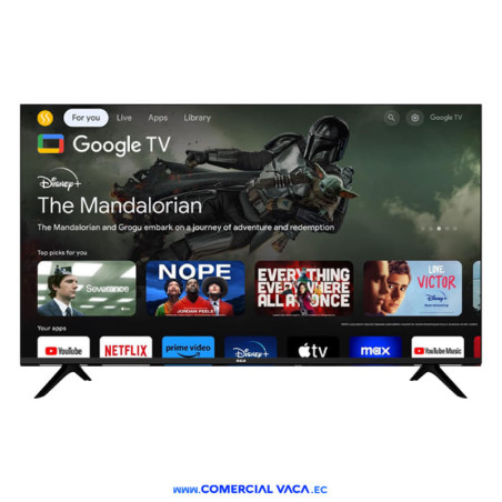 Televisor smart TV 58" UHD 4K Google TV