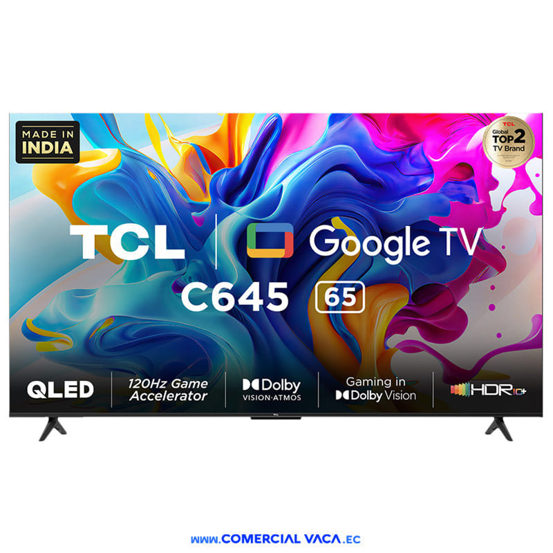 Televisor smart TV 65" QLED Google TV