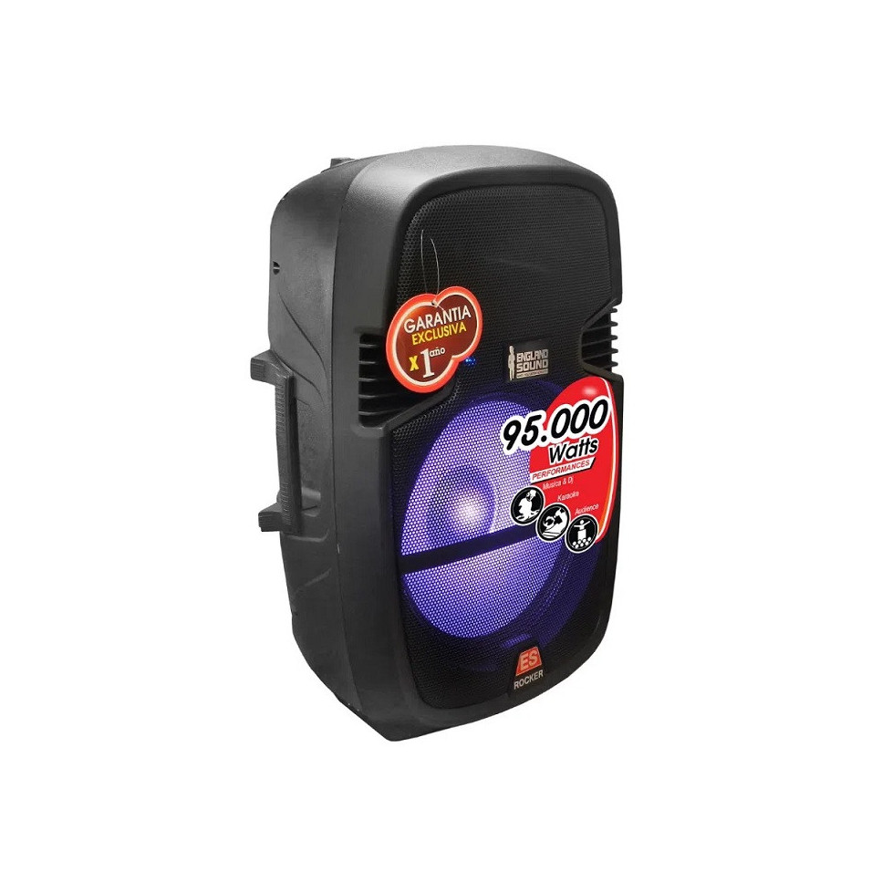 PARLANTE AMPLIFICADO ENGLAND SOUND ES-2AGAB ROCKER 15-LED| 95.000w 15"
