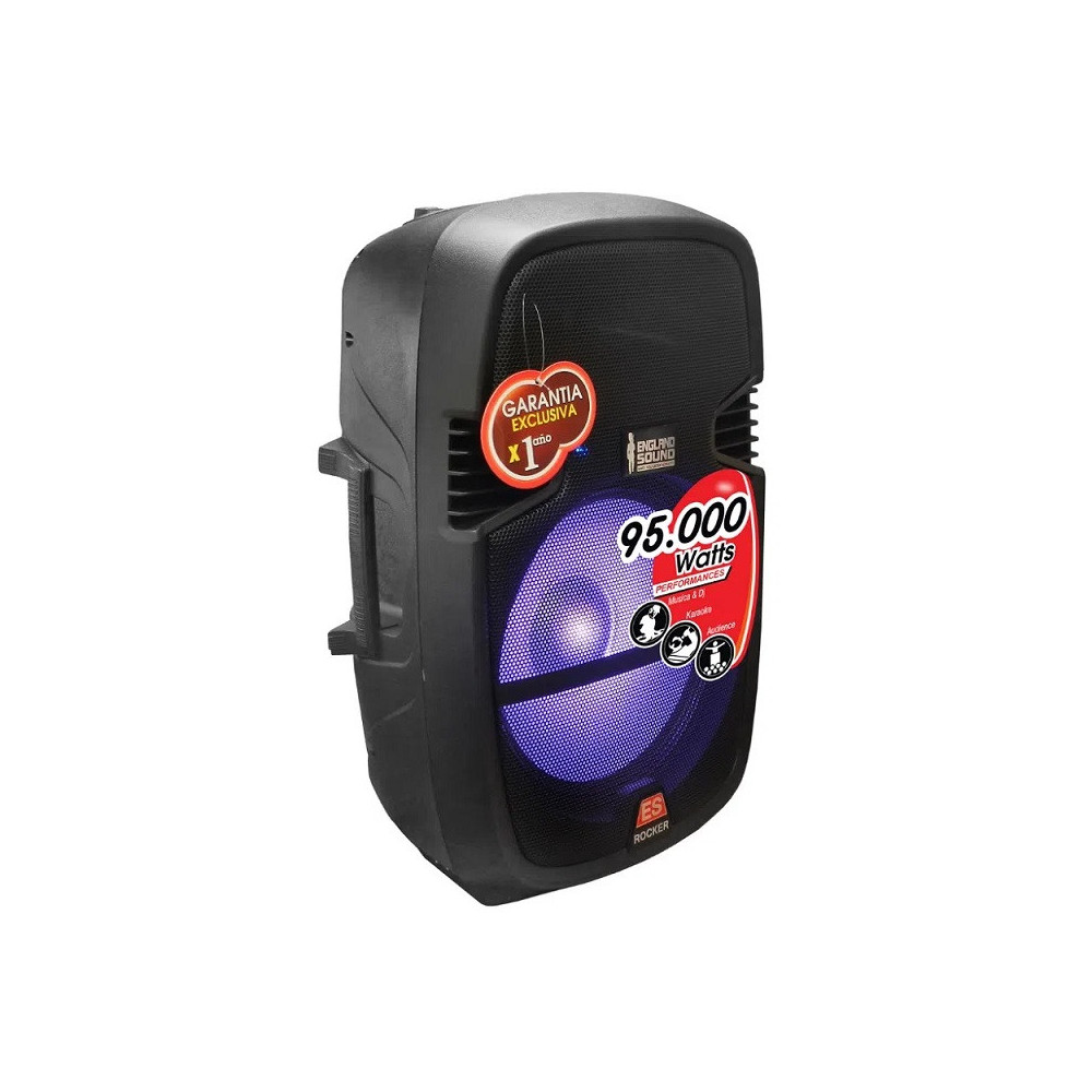 PARLANTE AMPLIFICADO ENGLAND SOUND ES-2AGAB ROCKER 15-LED| 95.000w 15"