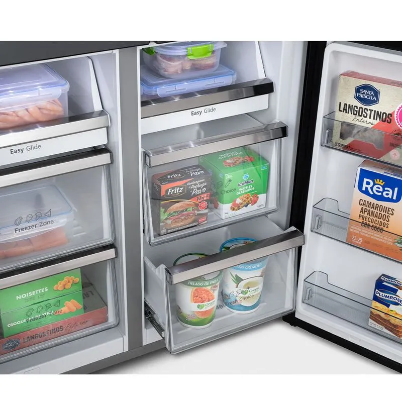 REFRIGERADORA CROSS DOOR 647 LITROS NEGRA RI-885I