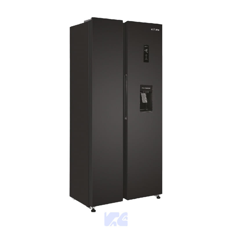 REFRIGERADORA NO FROST SIDE BY SIDE 452 LITROS ECOLINE CC-520WED NEGRO