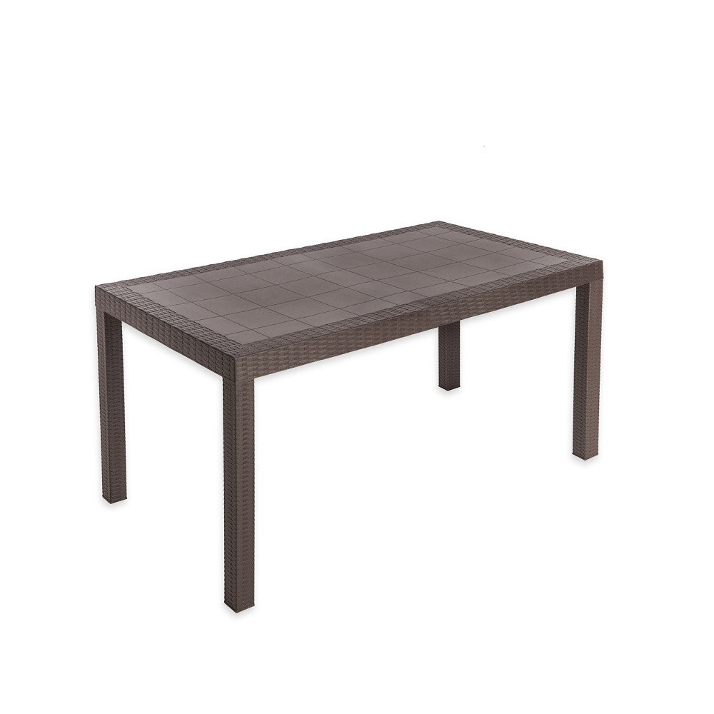 Mesa ratán rectángular